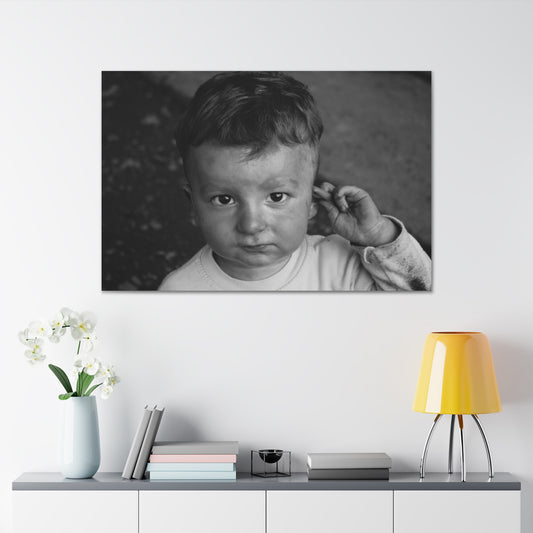 Boy Has Ears - photography print by Cristian Fechete